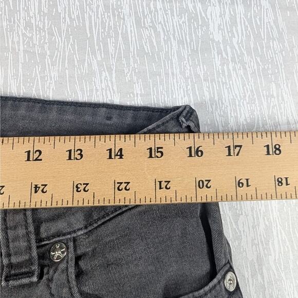 True Religion Skinny Jeans Womens Size 36 Black Halle Mid Rise Super Skinny Jean - Picture 6 of 9